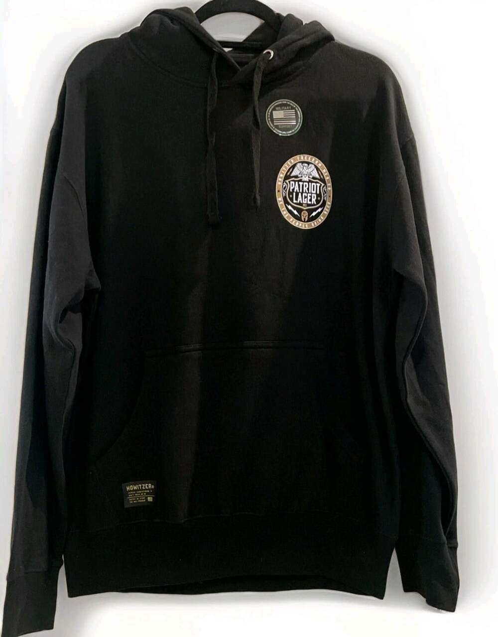 Howitzer Style Men's Hooded Sweatshirt Lager Military Grunt MFG Medium New CR70 - Picture 4 of 8